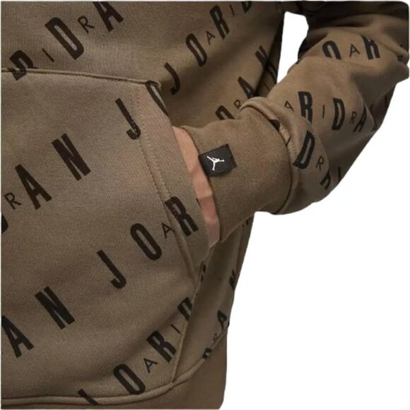 Nike Air Jordan Men's Matching Tracksuit Set Jump-man Sweatsuit Mocha Brown NWT - Picture 5 of 13